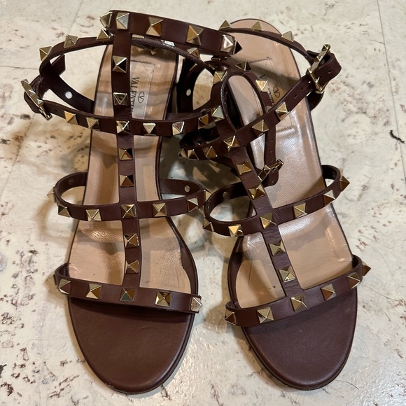 Valentino Rockstud Block Heel  Sandal - Picture 2 of 16